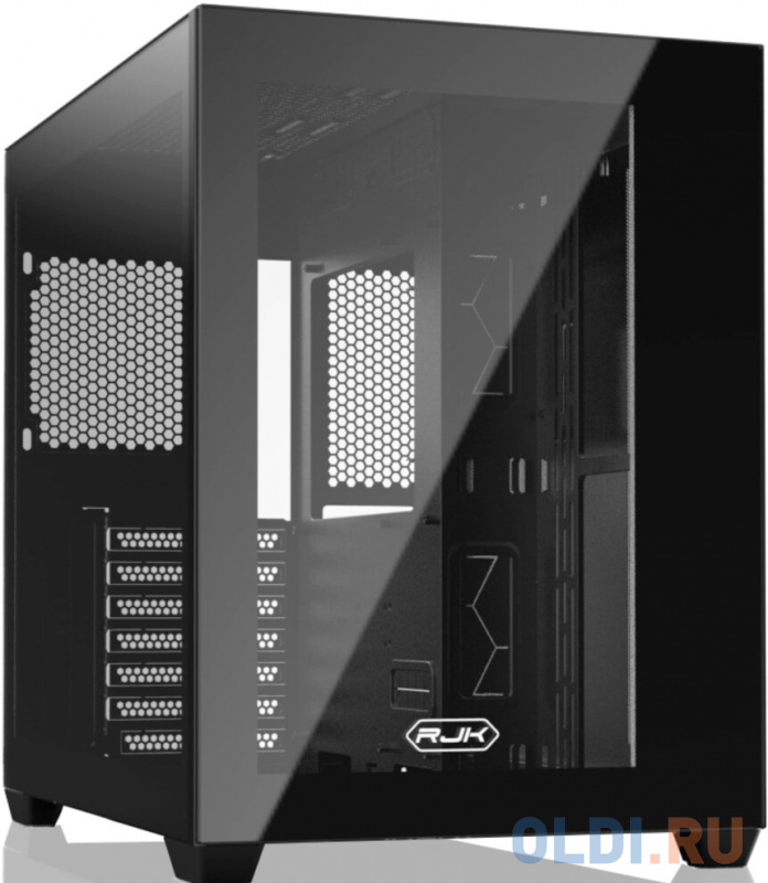 

PAEAN C7 BLACK (ATX; Type C + USB3.0 port; Tempered glass at side & front; 3.5 HDDx2 + 2.5 SSD/HDDx2; Dust filter on top & bottom; 7 PCI slots