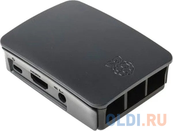 Raspberry Pi 3 Model B Official Case BULK, Black/Grey,  Raspberry Pi 3 Model B/B+ (909-8138) (480018)
