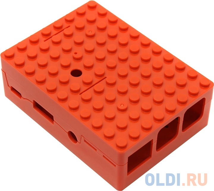 RA183    ACD Red ABS Plastic Building Block case for Raspberry Pi 3 B (CBPIBLOX-RED) (494309)