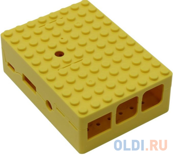 RA185    ACD Yellow ABS Plastic Building Block case for Raspberry Pi 3 B (CBPIBLOX-YEL) (494408)