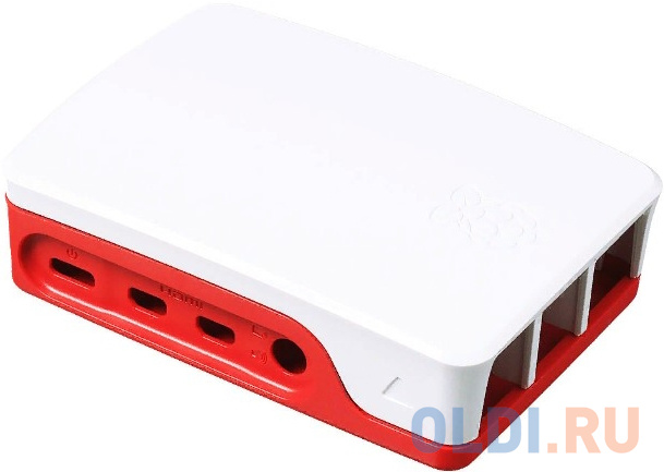 RA597    ACD  Red+White ABS Case for Raspberry 4B (RASP1967)