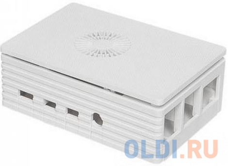 RA595   Корпус ACD  White Injection Molding Case Supporting 3007 Fans for Raspberry 4B