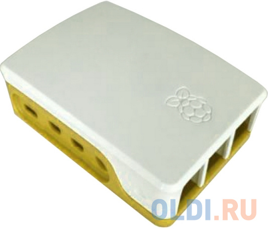 RA600   Корпус ACD  White+Yellow ABS Case for Raspberry 4B