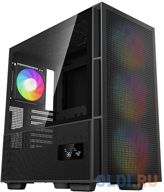 

Корпус ATX Deepcool CH560 ARGB Digital Black Без БП черный