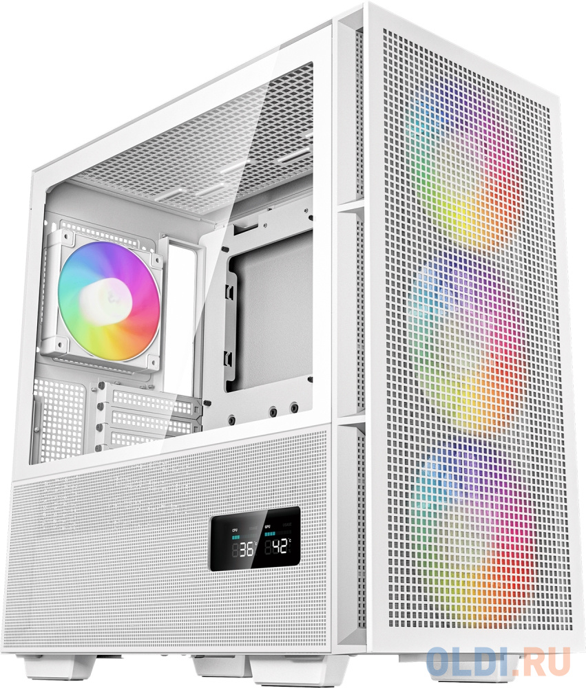 

Корпус ATX Deepcool CH560 ARGB Digital White Без БП белый