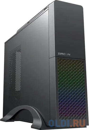 Zircon Корпус Desk MINI 300W (Desktop, Micro-ATX, Черн., 1*USB3.0, 1*Type-C,  1*80мм)