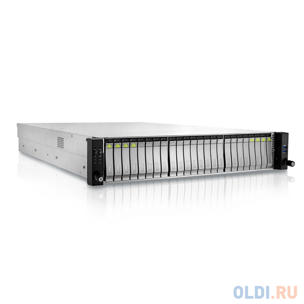 Компьютерный корпус IW-RS224-07 OCULINK BP 800W*2/PDB/FAN 8038mm*4/ OCUlink*8 + SAS3 expander BP + rear 2.5" HDD module , tray with GRAY colo