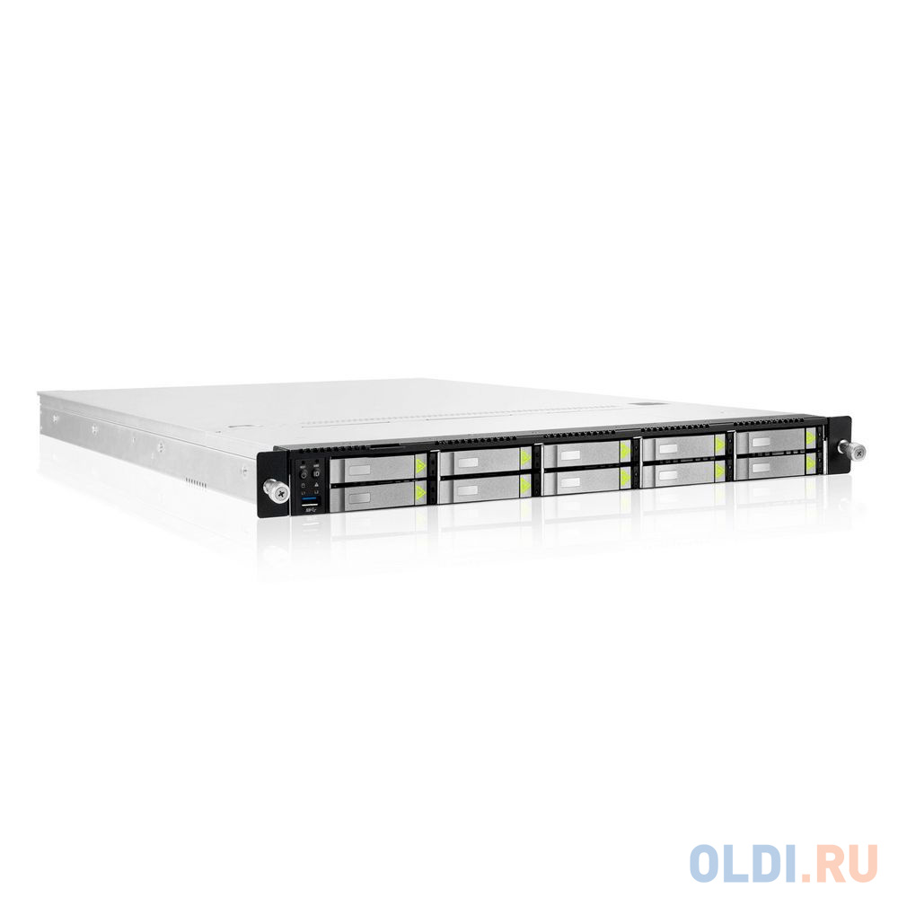 Компьютерный корпус IW-RS110-07 Single 650w Acbel /FAN 4056mm*6/SLIMSAS *10 BP/2.5"/3.5" hot-swap HDD tray (gray color)*10/EAR SET -