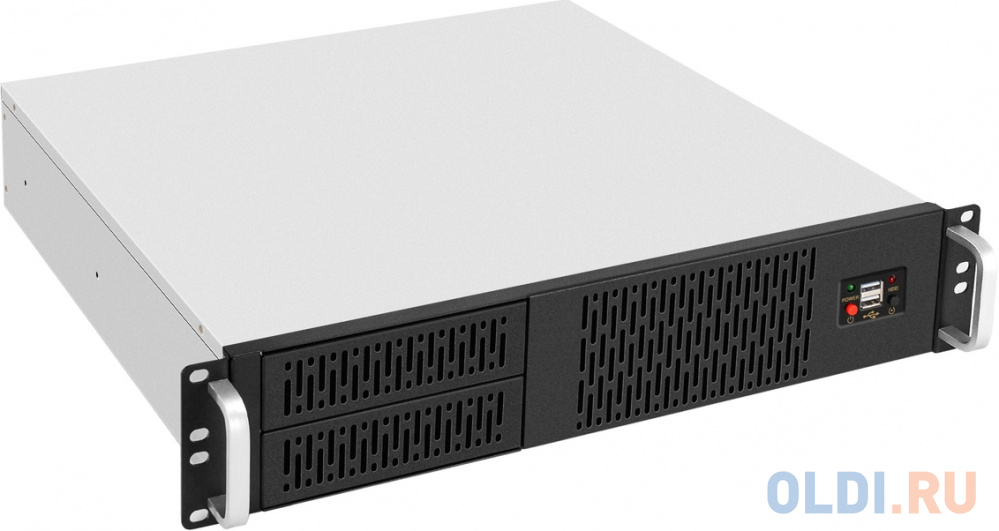 Серверный корпус ExeGate Pro 2U400-02 &lt;RM 19", высота 2U, глубина 400, БП 700RADS, USB&gt; - EX297159RUS
