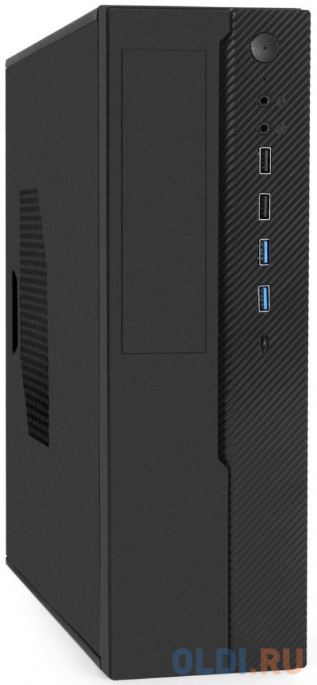 Корпус Desktop ExeGate MI-641-01-TPS300 (mini-ITX/mATX, БП TPS300 с вент. 8см, 2*USB+2*USB3.0, HD аудио, черный)