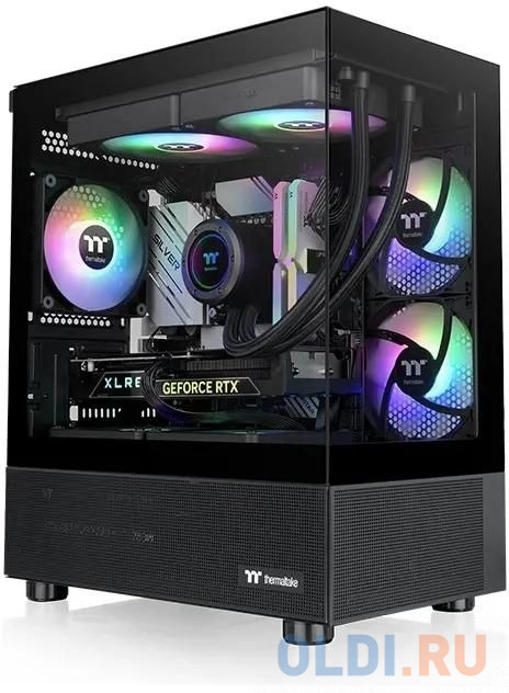 Корпус Thermaltake The Tower 600 черный без БП ATX 13x120mm 9x140mm 4xUSB3.0 audio bott PSU