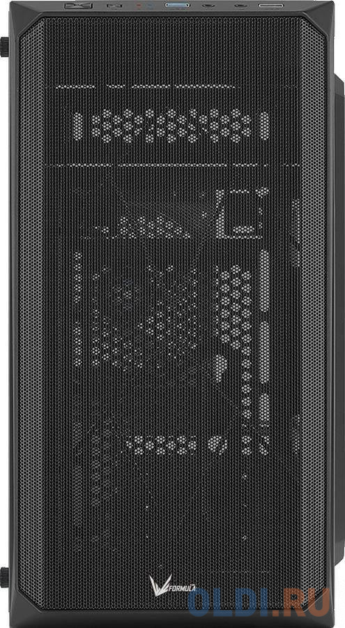 Корпус Formula CS-107 черный без БП mATX 2x120mm 1xUSB2.0 1xUSB3.0 audio