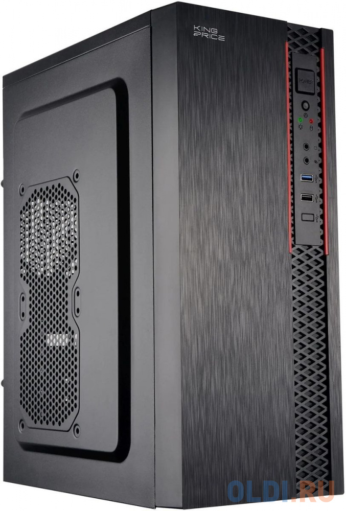 

Корпус KingPrice KPCC-MD202 черный без БП ATX 1x80mm 4x120mm 2xUSB2.0 audio