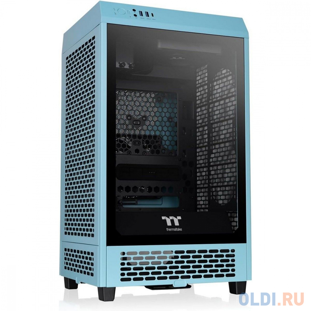 

Корпус mini-ITX Thermaltake The Tower 200 Turquoise Без БП бирюзовый