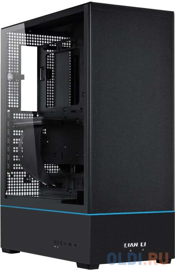 

Корпус MidiTower Lian Li SUP 01 Black RGB (ATX, без БП, ARGB, 2xUSB3.2 Type-A + USB3.2 Type-C) (G99.SUP01X.00)