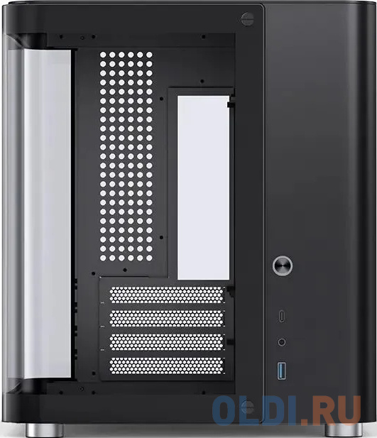

Корпус без блока питания/ Корпус JONSBO TK-1 Black 2.0 MATX без БП, mini-ITX, micro-ATX, черный