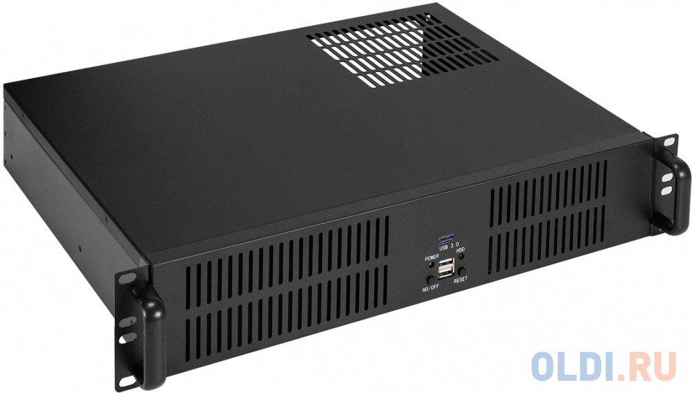 Серверный корпус ExeGate Pro 2U350-33 &lt;RM 19", высота 2U, глубина 350, БП 600RADS, 2*USB+1* USB3.0&gt; - EX298267RUS