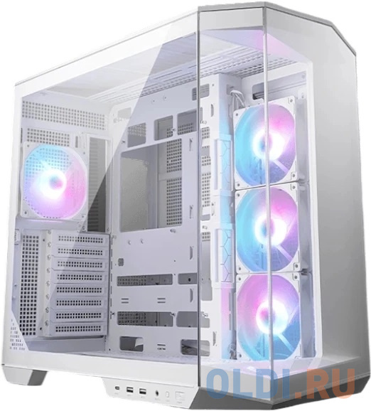 Корпус MSI MAG Pano 100R PZ белый без БП ATX 6x120mm 7x140mm 2xUSB3.0 audio AirDuct bott PSU - 306-7G26W22-HH9
