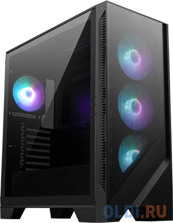 Корпус MSI MAG Forge 321R Airflow черный без БП ATX 2xUSB3.0 audio bott PSU - 306-7G23R22-HH9