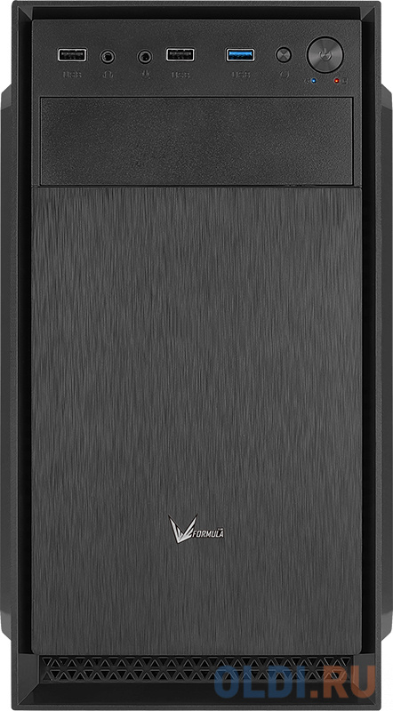 Formula V Line CS-104 mATX USB3.0x1/USB2.0x2/audi o (ex Aerocool) - CS-104-S-BK-v1