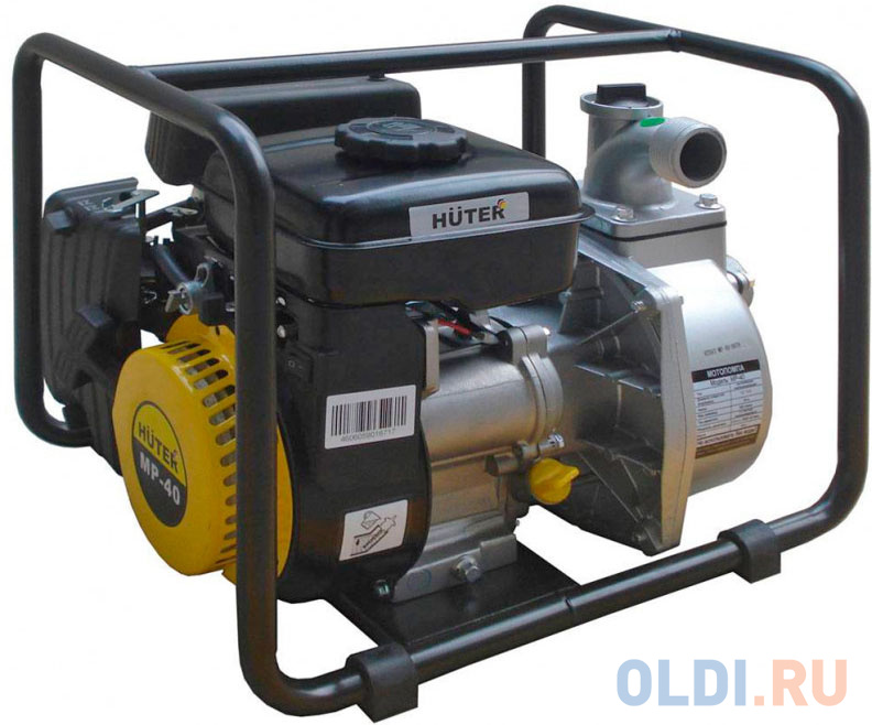 

Мотопомпа HUTER MP-40 2.8лс 18000л/ч глубина 8м высота 30м