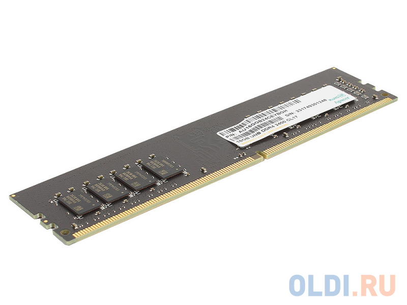 

Память DDR4 16Gb (pc-19200) 2400MHz Apacer Retail AU16GGB24CEYBGH/EL.16G2T.GFH