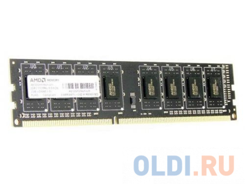 Оперативная память для компьютера AMD R534G1601U1S-UO DIMM 4Gb DDR3 1600MHz