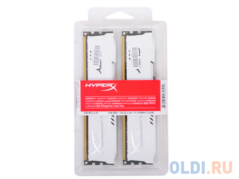 

Оперативная память для компьютера Kingston HX316C10FWK2/16 DIMM 16Gb DDR3 1600MHz