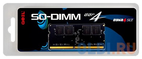 Оперативная память для ноутбука GeIL GS48GB2666C19SC SO-DIMM 8Gb DDR4 2666MHz