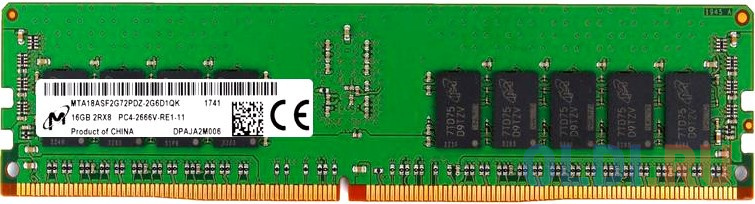 

Оперативная память Crucial MTA18ASF2G72PDZ-2G6J1 DIMM 16Gb DDR4 2666MHz