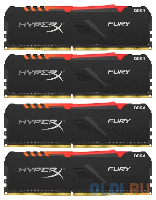 

Оперативная память 64Gb (4x16Gb) PC4-27700 3466MHz DDR4 DIMM CL16 Kingston HX434C16FB3AK4/64