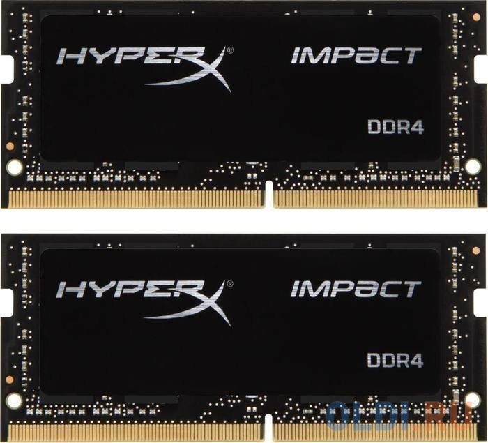 

Оперативная память Kingston HX432S20IBK2/32 SO-DIMM 32Gb DDR4 PC4-25600 3200MHz