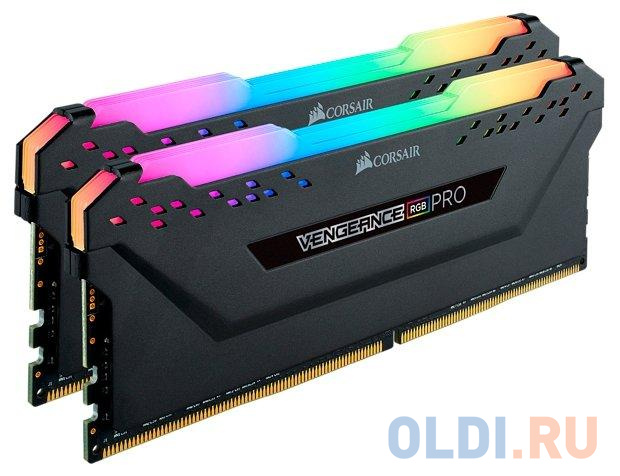 Оперативная память для компьютера Corsair CMW16GX4M2A2666C16 DIMM 16Gb DDR4 2666MHz от OLDI