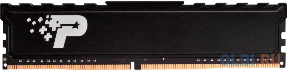 Оперативная память для компьютера Patriot Signature Line Premium DIMM 16Gb DDR4 2666 MHz PSP416G26662H1 оперативная память для компьютера patriot signature dimm 8gb ddr5 5200 mhz psd58g520041