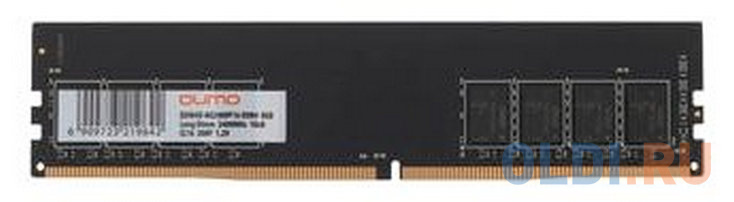 Оперативная память для компьютера QUMO QUM4U-16G2400P16 DIMM 16Gb DDR4 2400 MHz QUM4U-16G2400P16