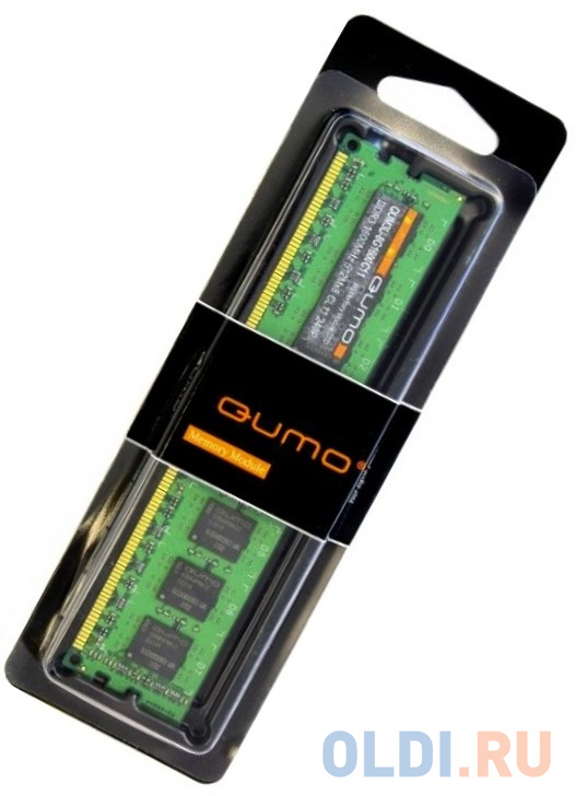 Оперативная память для компьютера QUMO QUM3U-8G1600C11L DIMM 8Gb DDR3 1600 MHz QUM3U-8G1600C11L