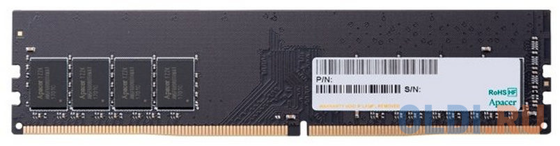 Оперативная память для компьютера Apacer AU16GGB26CQYBGH DIMM 16Gb DDR4 2666 MHz AU16GGB26CQYBGH оперативная память для компьютера apacer nox dimm 16gb ddr4 3600 mhz ah4u16g36c25ymbaa 1