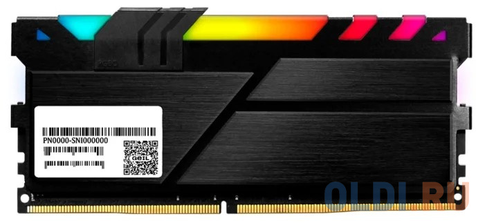 

Оперативная память 8Gb (1x8Gb) PC4-28800 3600MHz DDR4 DIMM CL18 GeIL GEXSB48GB3600C18ASC