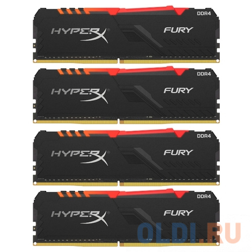 

Оперативная память для компьютера Kingston HX426C16FB3AK4/64 DIMM 64Gb DDR4 2666MHz