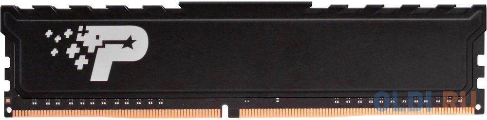 Оперативная память для компьютера Patriot PSP416G266681H1 DIMM 16Gb DDR4 2666 MHz PSP416G266681H1 оперативная память для компьютера patriot signature line dimm 4gb ddr4 2666 mhz psd44g266681