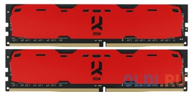 

Оперативная память 16Gb (2x8Gb) PC4-19200 2400MHz DDR4 DIMM CL15 Goodram IR-R2400D464L15S/16GDC