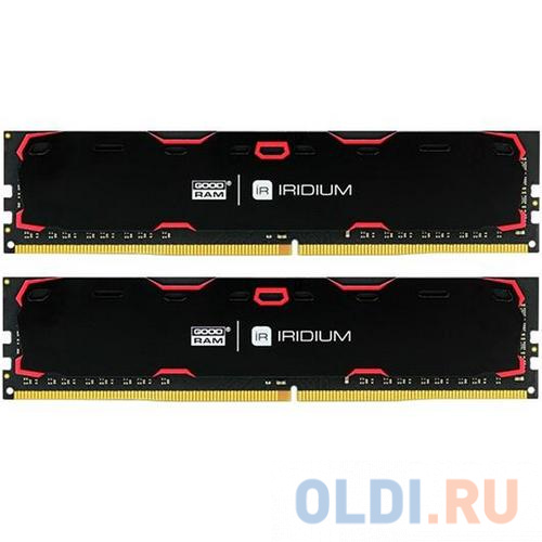 

Оперативная память 32Gb (2x16Gb) PC4-19200 2400MHz DDR4 DIMM CL17 Goodram IR-2400D464L17/32GDC
