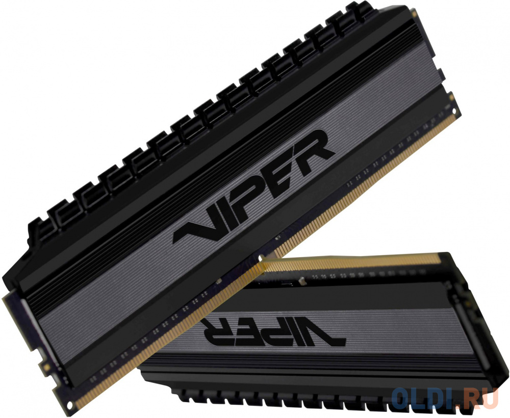 Оперативная память для компьютера Patriot Viper 4 Blackout DIMM 64Gb DDR4 3600 MHz PVB464G360C8K оперативная память для компьютера samsung m393a8g40mb2 ctd dimm 64gb ddr4 2666mhz