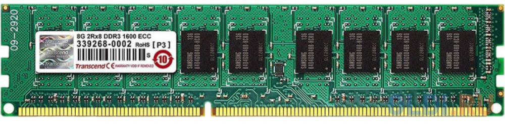

Оперативная память Transcend TS1GLK72W6H DIMM 8Gb DDR3L 1600MHz