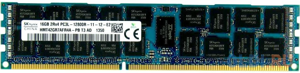 Оперативная память для компьютера Hynix HMT42GR7AFR4A-PB DIMM 16Gb DDR3 1600MHz оперативная память для компьютера qumo qum3u 4g1600k11 so dimm 4gb ddr3 1600 mhz qum3u 4g1600k11