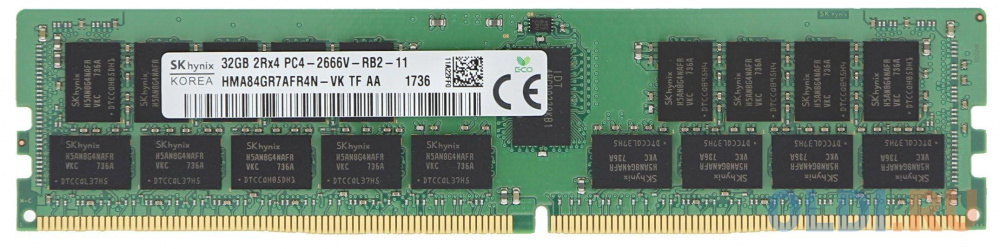 Оперативная память для компьютера Hynix HMA84GR7AFR4N-VK DIMM 32Gb DDR4 2666MHz