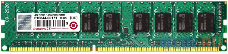 

Оперативная память Transcend TS512MLK72V6N DIMM 4Gb DDR3 1600MHz
