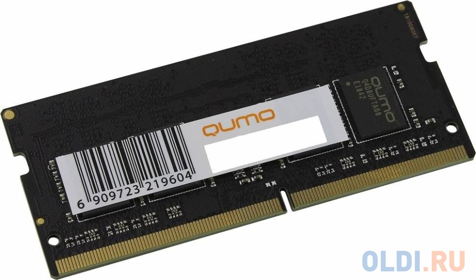 Оперативная память для ноутбука 4Gb (1x4Gb) PC4-21300 2666MHz DDR4 SO-DIMM CL19 QUMO QUM4U-4G2666C19