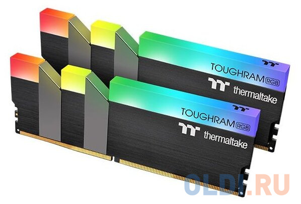Оперативная память для компьютера Thermaltake R009D408GX2-3200C16A DIMM 16Gb DDR4 3200MHz оперативная память для компьютера thermaltake toughram z one rgb dimm 16gb ddr4 4000 mhz r019d408gx2 4000c19a