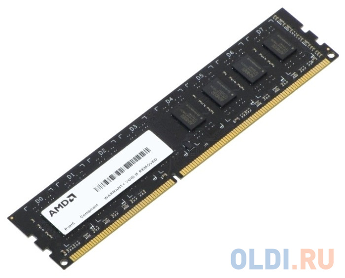 Оперативная память для компьютера AMD Radeon R3 Value Series DIMM 4Gb DDR3 1333 MHz R334G1339U1S-U